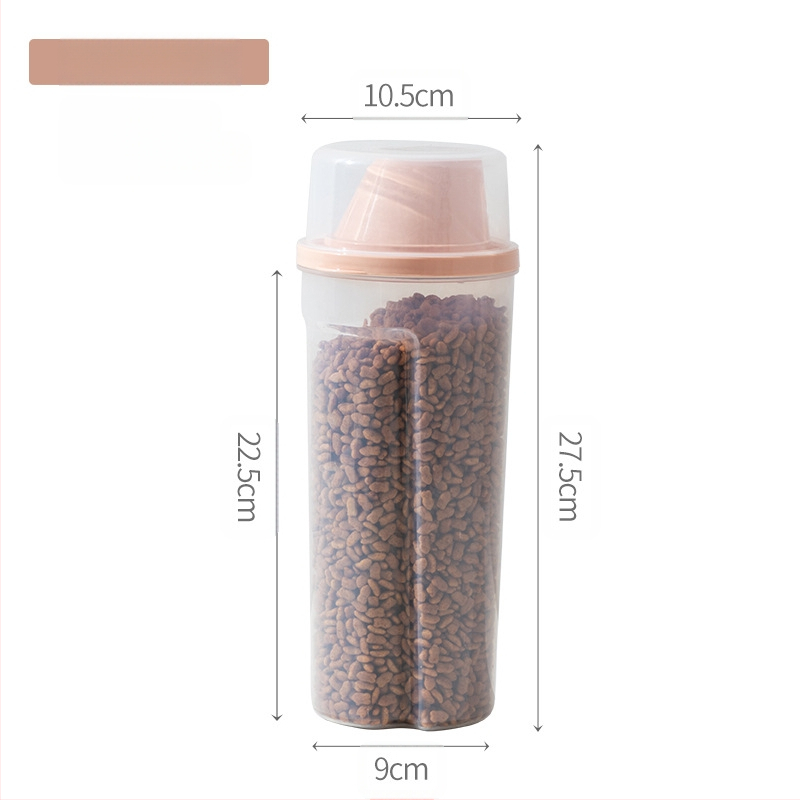 Teravilja hoiustamise ämber kassi- ja koeratoidu ladustamiseks suletud niiskuskindel mahuti lemmikloomade teravilja hoiukast koertele kaasaskantav väljasõit