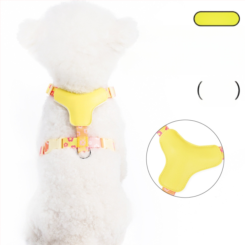 Remen za prsa za pse, bišon, kontrast dopamina, za pse, prsa, leđa, za vanjsku šetnju pasa, prozračna uzica za štence