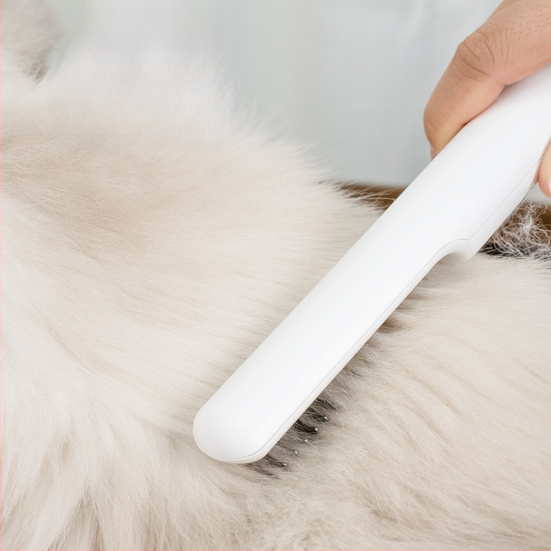 Гребен за разплитане на домашни любимци за малки кучета Теди и Голдън Ретривър, гребен за линеене от котки на склад за премахване на разхлабена козина