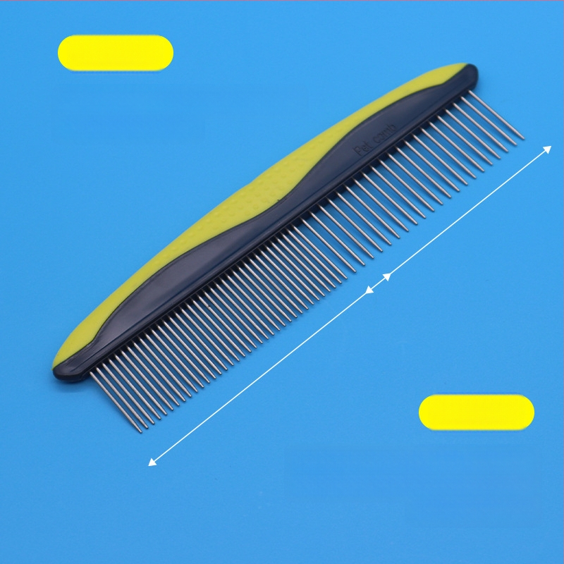 Гребен за кучета, гребен за домашни любимци, гребен за редове с дълга игла, гребен за кучешка козина, артефакт, гребен за котки, за да плават, гребен за кучета, стоманени гребени, консумативи