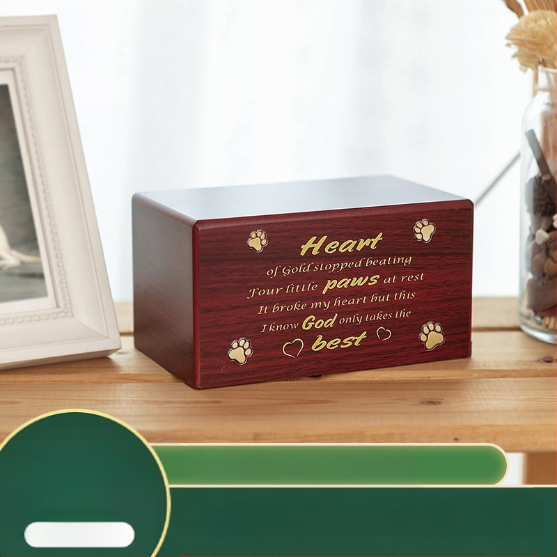 Дървени къдрици за домашни любимци с права коса, дървена кутия, с лого за печат, дървени къдрици за животни с флип запечатани формички