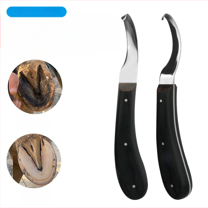 Нож за рязане на подкови за коне, ремонт на добитък, селскостопански коне, коне, ремонт на подкови за коне, говеда, животновъдство, нож за ремонт на подкови за добитък