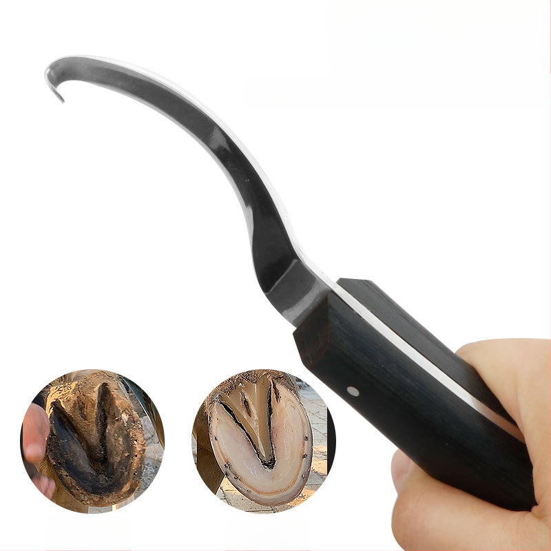 Нож за рязане на подкови за коне, ремонт на добитък, селскостопански коне, коне, ремонт на подкови за коне, говеда, животновъдство, нож за ремонт на подкови за добитък