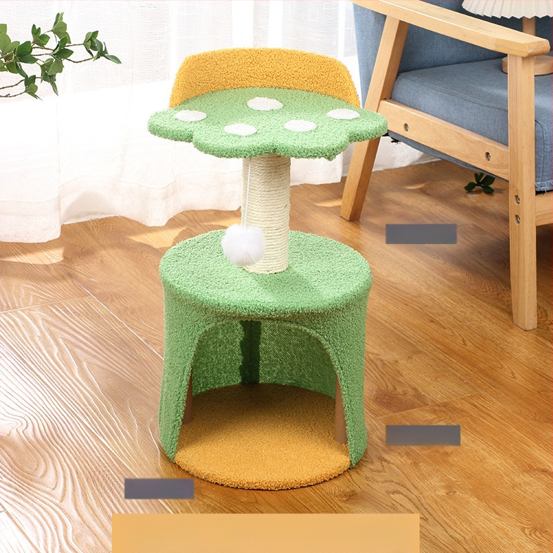 Cica Játék Macska Fészek Köszörülés Macska Kellékek Rongzhu Sisal Shengbang Macska Mászóállvány Kis Karmos Macska Kaparódeszka Integrált