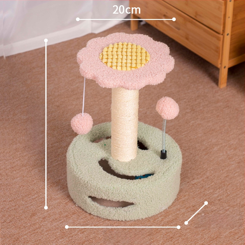 Cica Játék Macska Fészek Köszörülés Macska Kellékek Rongzhu Sisal Shengbang Macska Mászóállvány Kis Karmos Macska Kaparódeszka Integrált