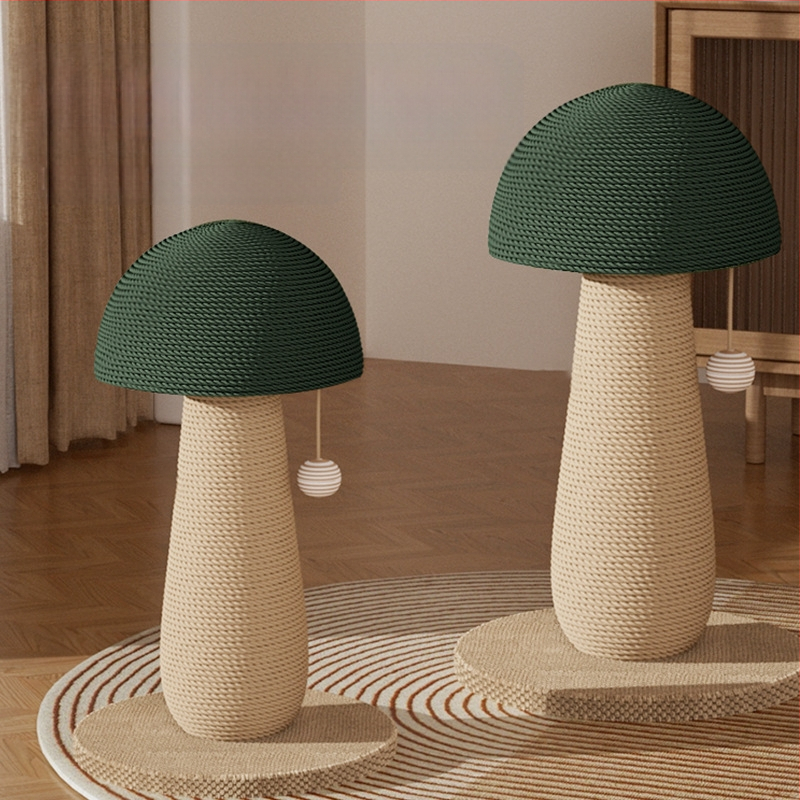 Macska kaparódeszka kopásálló, kipattogzásmentes karomoszlop függőleges szizál karcálló macskajáték önkiegyenesítő macska mászóállvány integrált