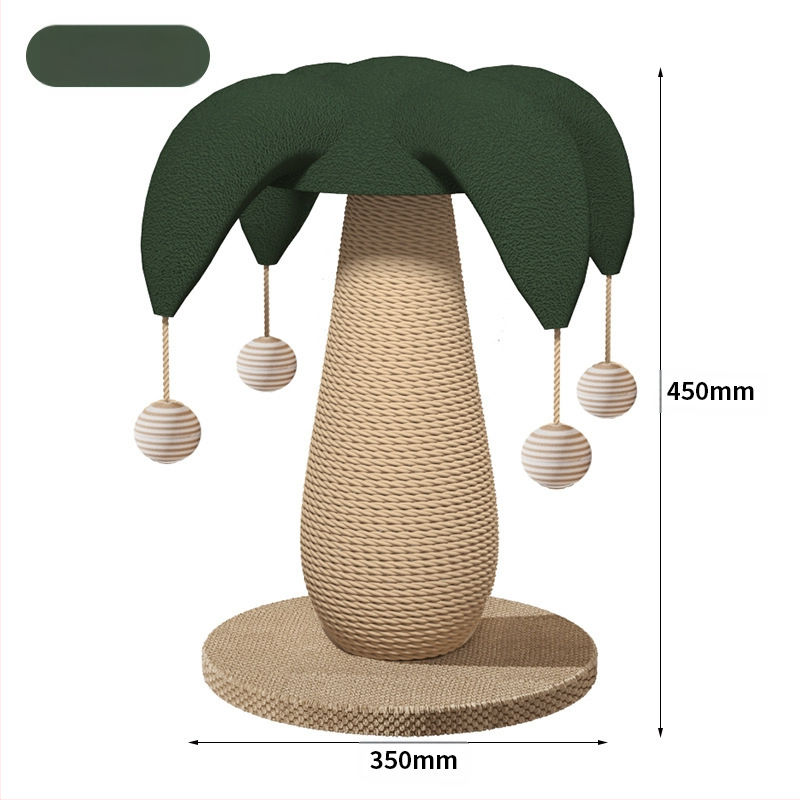 Macska kaparódeszka kopásálló, kipattogzásmentes karomoszlop függőleges szizál karcálló macskajáték önkiegyenesítő macska mászóállvány integrált