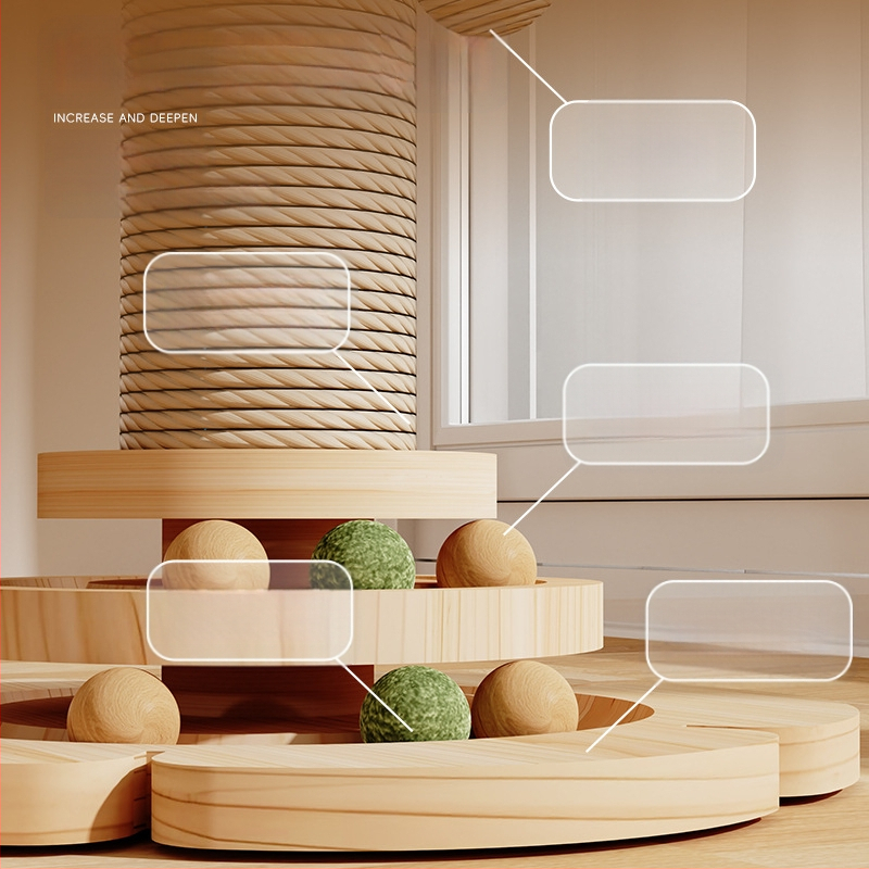 Természetes szizál függőleges kókuszlé kókuszfa mászóka állvány macska mászóka állvány macska kapaszkodó oszlop macska ugró platform macskafa macskajáték kisállat-kellékek