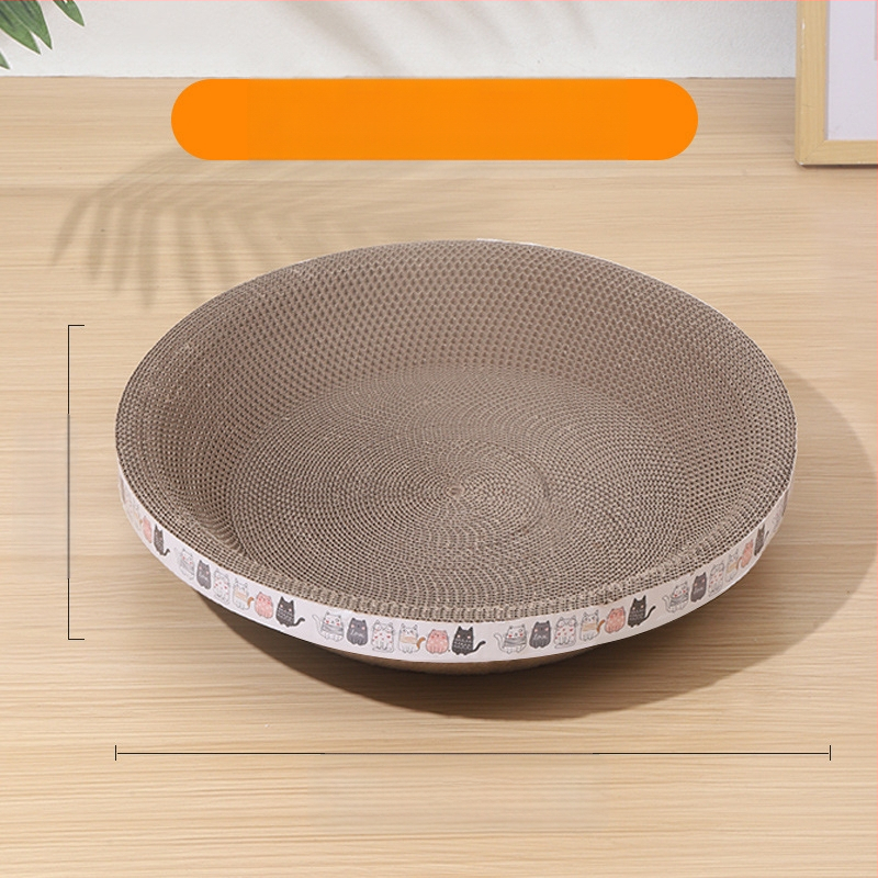 Ploča za grebanje za mačke Otporna na ogrebotine Zdjela otporna na ogrebotine Mačje gnijezdo Valoviti okrugli ovalni umivaonik za grebanje za mačke Igračka za mačke na zalihi Veleprodaja