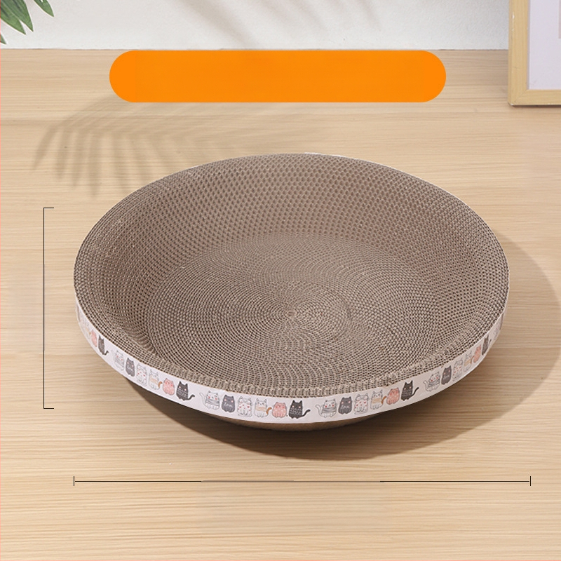 Ploča za grebanje za mačke Otporna na ogrebotine Zdjela otporna na ogrebotine Mačje gnijezdo Valoviti okrugli ovalni umivaonik za grebanje za mačke Igračka za mačke na zalihi Veleprodaja