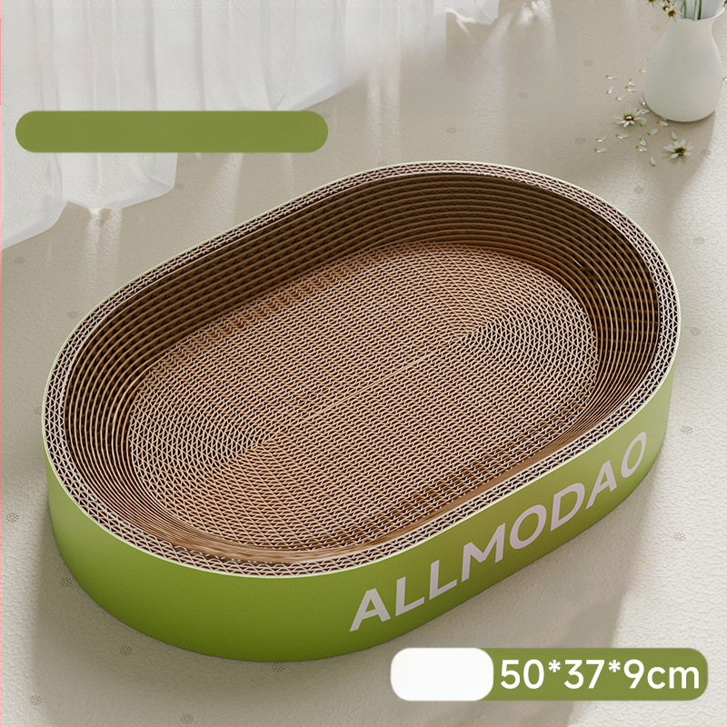 Ploča za grebanje za mačke Otporna na ogrebotine Zdjela otporna na ogrebotine Mačje gnijezdo Valoviti okrugli ovalni umivaonik za grebanje za mačke Igračka za mačke na zalihi Veleprodaja