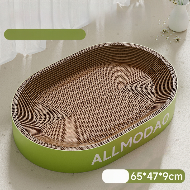 Ploča za grebanje za mačke Otporna na ogrebotine Zdjela otporna na ogrebotine Mačje gnijezdo Valoviti okrugli ovalni umivaonik za grebanje za mačke Igračka za mačke na zalihi Veleprodaja