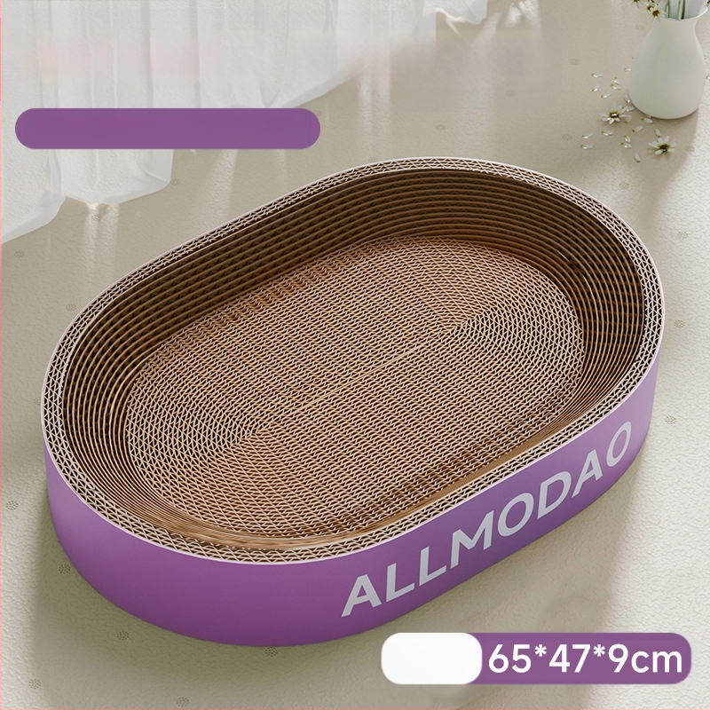 Ploča za grebanje za mačke Otporna na ogrebotine Zdjela otporna na ogrebotine Mačje gnijezdo Valoviti okrugli ovalni umivaonik za grebanje za mačke Igračka za mačke na zalihi Veleprodaja