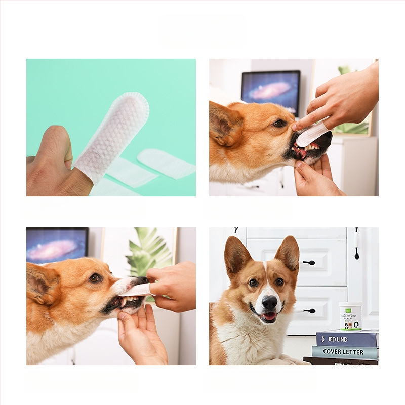 Χονδρικά μαντηλάκια καθαρισμού δοντιών για κατοικίδια, 50 τεμάχια, αποσμητικό αφαίρεσης λίθων για γάτες και σκύλους, καθαρισμός στοματικής κοιλότητας σε ένα τεμάχιο, με παράδοση