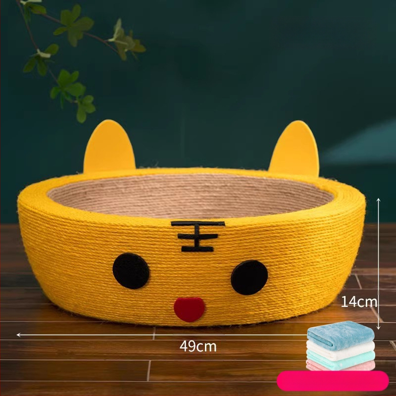 Szizál macska kaparódeszka fészek kopásálló és próbabábu-álló macskafészek macskajáték kanapé macska elleni karcolás macska mászóállvány túlméretezett és nem rossz