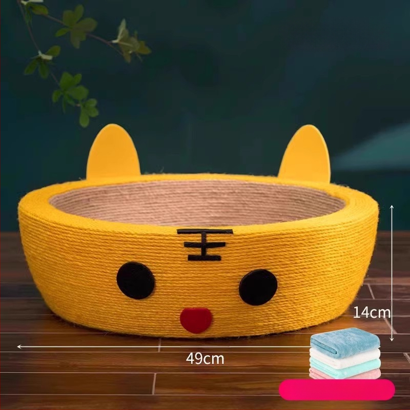 Szizál macska kaparódeszka fészek kopásálló és próbabábu-álló macskafészek macskajáték kanapé macska elleni karcolás macska mászóállvány túlméretezett és nem rossz