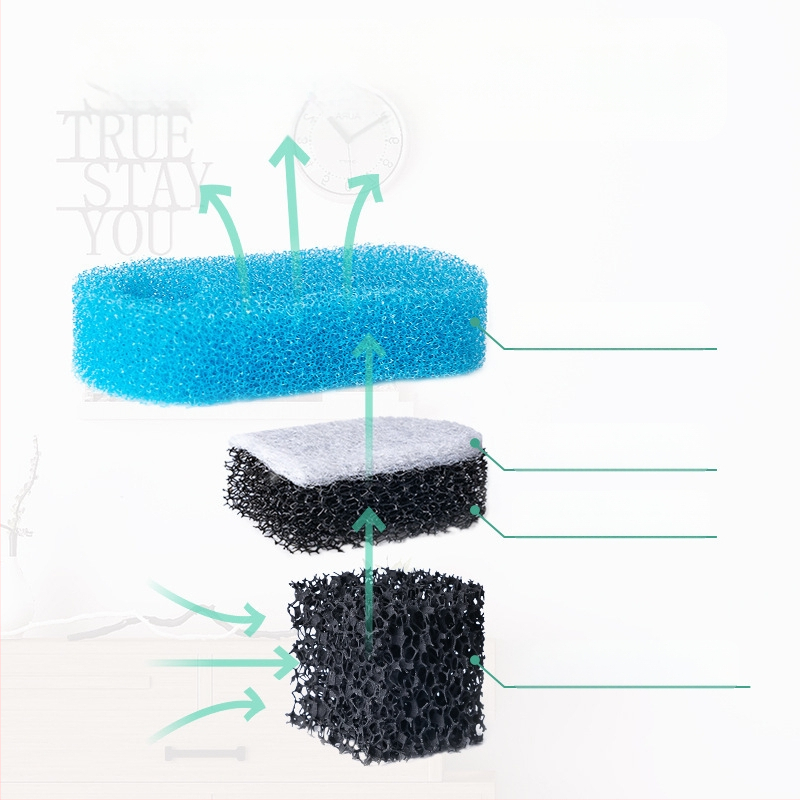 Nepalo akvariumo filtras, mažas, cirkuliacinis siurblys, trijų viename, vandens valymo krioklys, deguonies didinimo, tylus, buitinis, montuojamas ant sienos