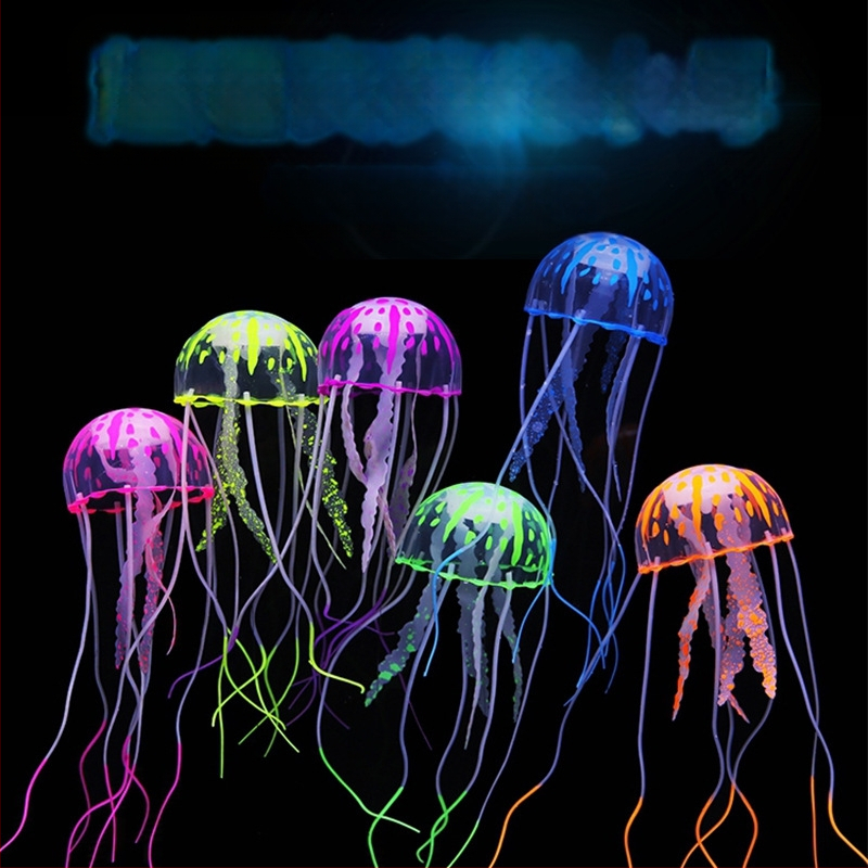 Zivju tvertnes simulācijas medūzu ainavu rotājumi lieli, vidēji un mazi gaismas medūzu akvāriju ainavu ražotāji iegādājas