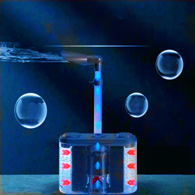 „Water Goblin“ akvariumo filtras, šešių viename filtras nuo oro pakėlimo, siurbimo tualetas, deguonį didinantis filtras, bangas generuojančios bakterijos