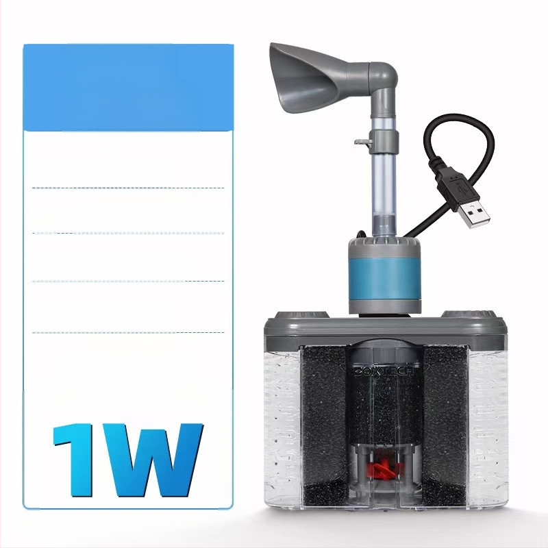 „Water Goblin“ akvariumo filtras, šešių viename filtras nuo oro pakėlimo, siurbimo tualetas, deguonį didinantis filtras, bangas generuojančios bakterijos