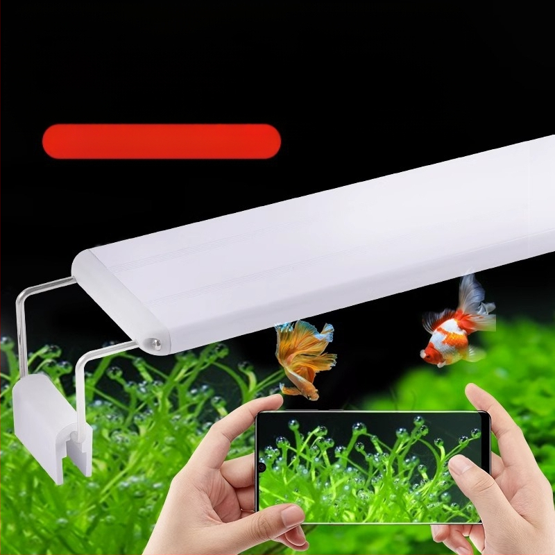 Енергоспестяваща лампа за аквариум, LED специално осветление за аквариум, озеленяване, лампа за трева, устойчива на пръски, лампа за рамка на малък аквариум
