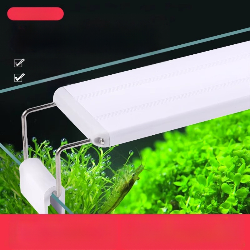 Енергоспестяваща лампа за аквариум, LED специално осветление за аквариум, озеленяване, лампа за трева, устойчива на пръски, лампа за рамка на малък аквариум