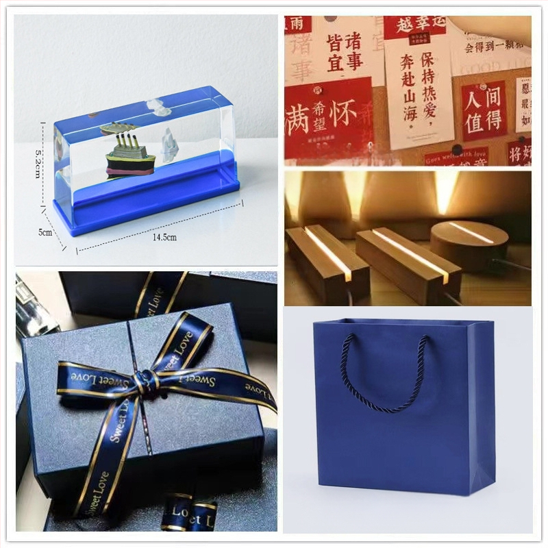 Mica Carte Roșie, populară în același stil, sticlă în derivă cu fluide pentru nave de croazieră, decorațiune pentru desktop, cutie cadou pentru ziua de naștere Titanic