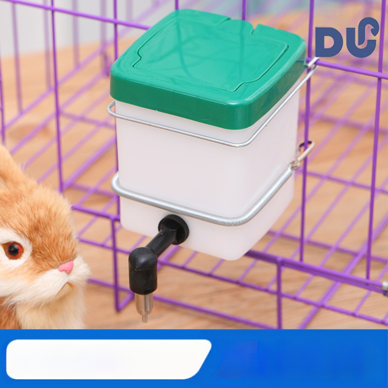 Κρήνη πόσης κουνελιού χονδρικής διασυνοριακής προμήθειας κατοικίδιων ζώων παπαγάλου κουνελιού μεγάλης χωρητικότητας κρεμαστή καρφίτσα πυροδότησης αυτόματη βραστήρα κατοικίδιων ζώων