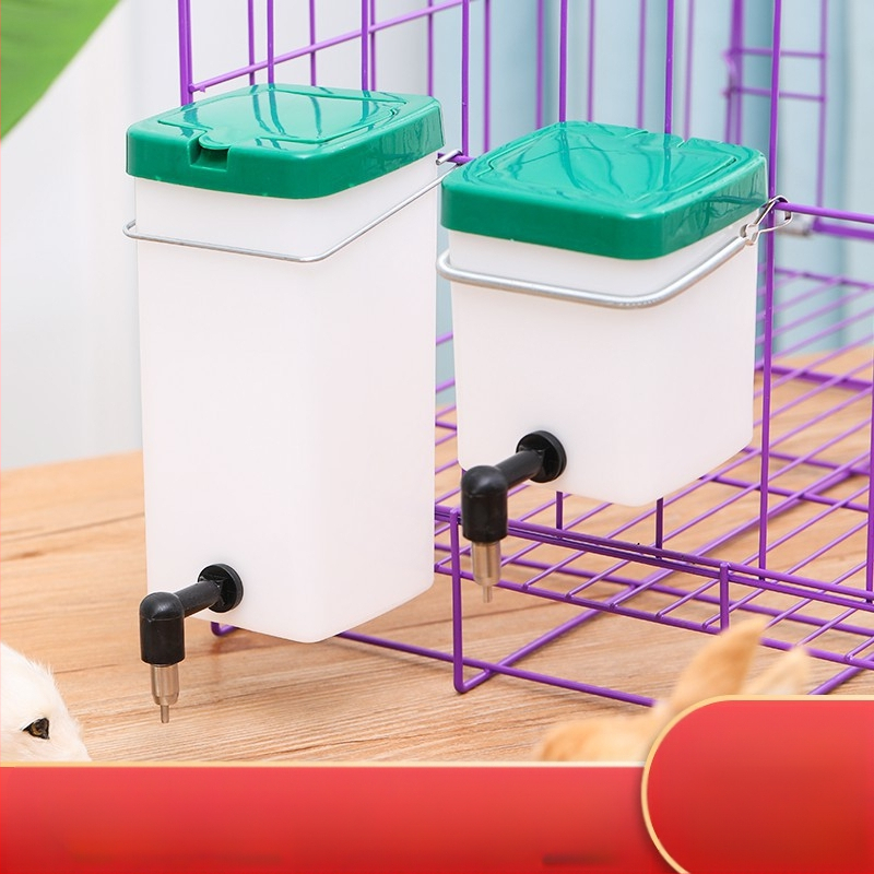 Κρήνη πόσης κουνελιού χονδρικής διασυνοριακής προμήθειας κατοικίδιων ζώων παπαγάλου κουνελιού μεγάλης χωρητικότητας κρεμαστή καρφίτσα πυροδότησης αυτόματη βραστήρα κατοικίδιων ζώων