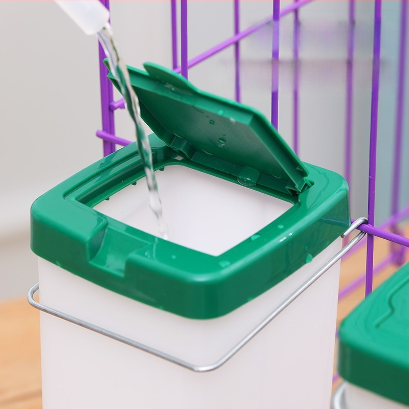 Κρήνη πόσης κουνελιού χονδρικής διασυνοριακής προμήθειας κατοικίδιων ζώων παπαγάλου κουνελιού μεγάλης χωρητικότητας κρεμαστή καρφίτσα πυροδότησης αυτόματη βραστήρα κατοικίδιων ζώων