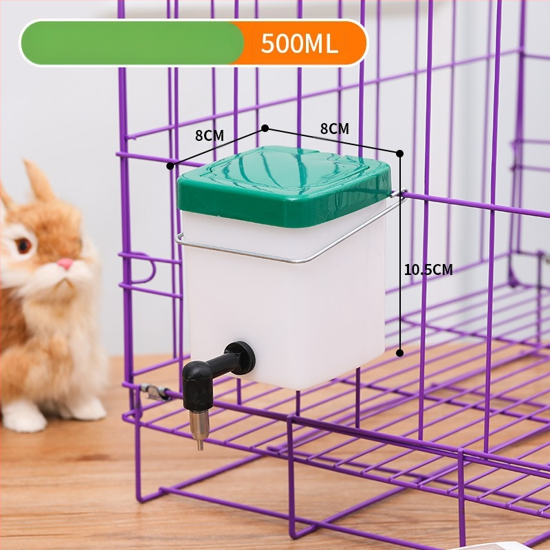 Κρήνη πόσης κουνελιού χονδρικής διασυνοριακής προμήθειας κατοικίδιων ζώων παπαγάλου κουνελιού μεγάλης χωρητικότητας κρεμαστή καρφίτσα πυροδότησης αυτόματη βραστήρα κατοικίδιων ζώων