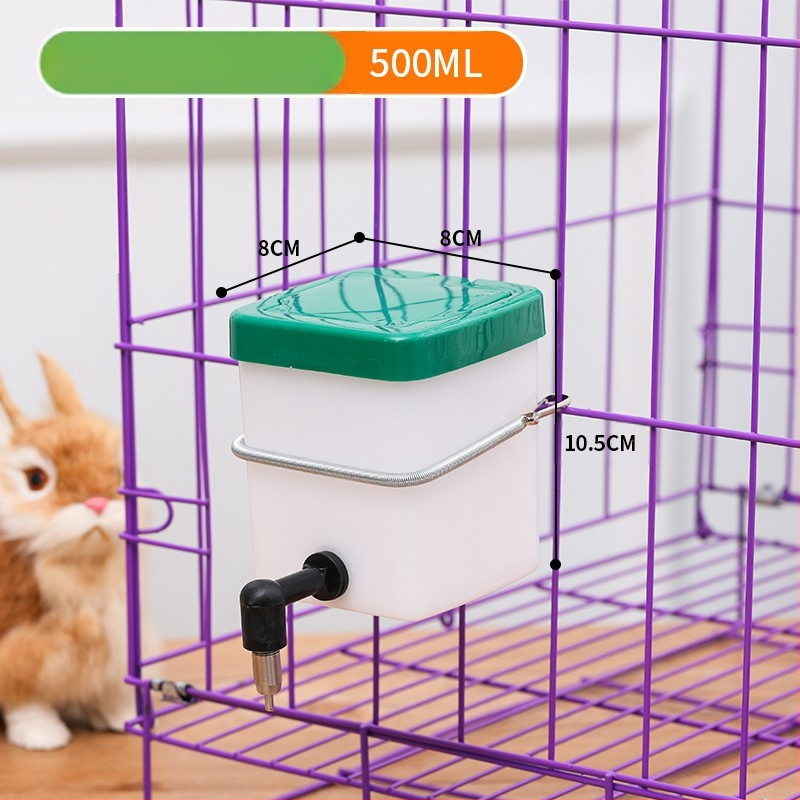 Κρήνη πόσης κουνελιού χονδρικής διασυνοριακής προμήθειας κατοικίδιων ζώων παπαγάλου κουνελιού μεγάλης χωρητικότητας κρεμαστή καρφίτσα πυροδότησης αυτόματη βραστήρα κατοικίδιων ζώων