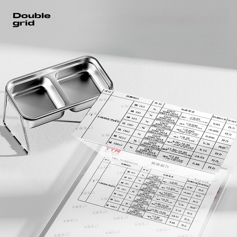 Zdjela za mačke, posuda za mačju hranu, dvostruka zdjela od nehrđajućeg čelika, zdjela za kućne ljubimce s nedetonatorskom zaštitom, zdjela za mačju hranu, zdjela za piće, zdjela za hranu, zdjela za pse