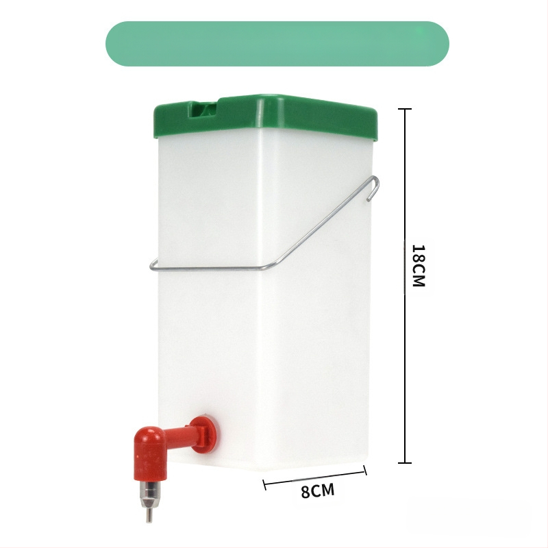 Bol nou pentru băut iepuri, fierbător etanș pentru animale de companie, dozator de apă potabilă super mare, fără demontare, irigare directă