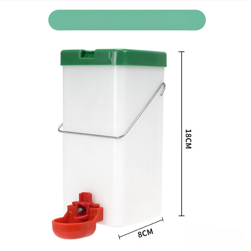 Bol nou pentru băut iepuri, fierbător etanș pentru animale de companie, dozator de apă potabilă super mare, fără demontare, irigare directă