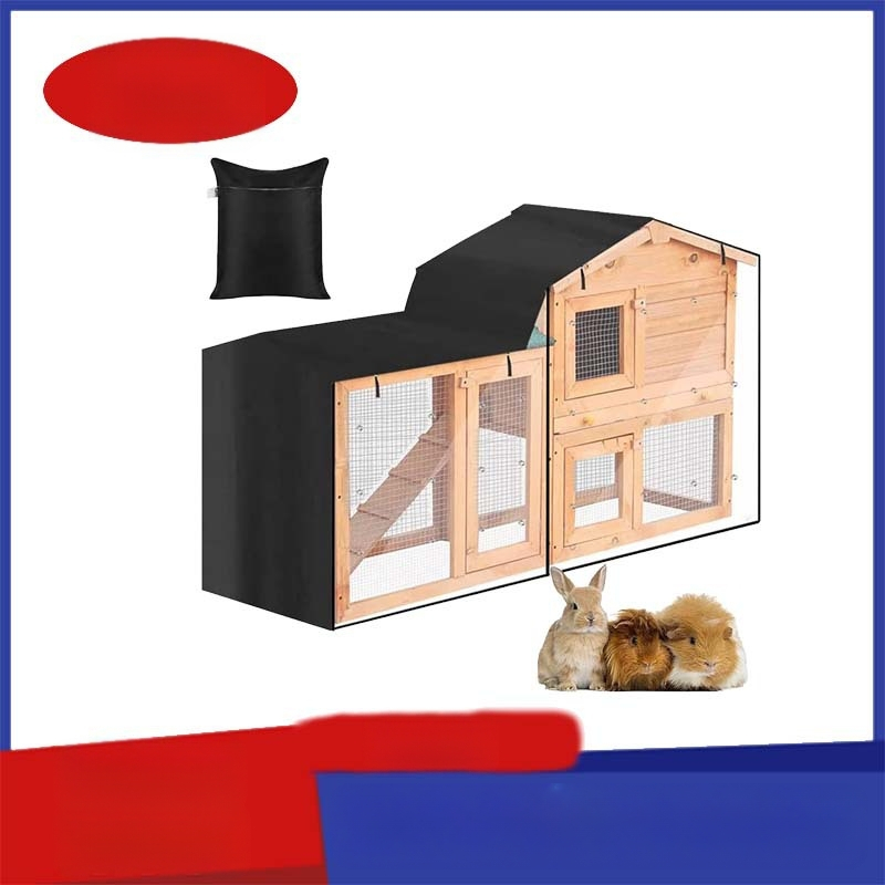 Piiriülene kuummüük õues kasutatavale lemmikloomale kolmnurkse küülikupuuri kahekihiline lemmikloomade kuur päikesekaitse tolmukate küülikupuuri kaitsekate