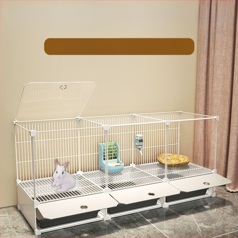 Küülikupuuri majapidamise suur siseruumides kasutatav küülikualus merisiga merisiga puur lemmiklooma küüliku pesa küülikupuur kahekihiline vanglavastane kaitse