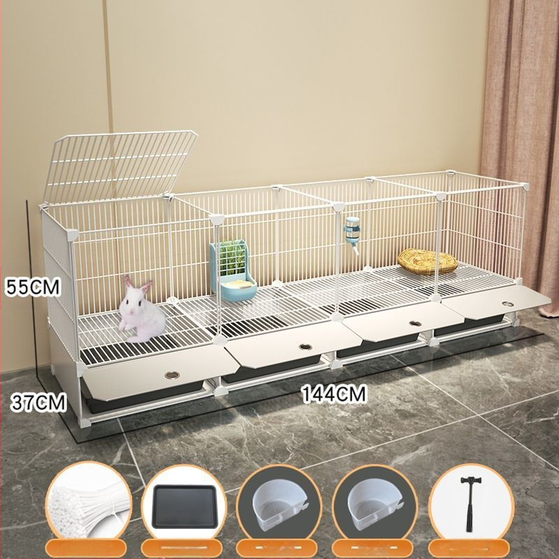 Küülikupuuri majapidamise suur siseruumides kasutatav küülikualus merisiga merisiga puur lemmiklooma küüliku pesa küülikupuur kahekihiline vanglavastane kaitse