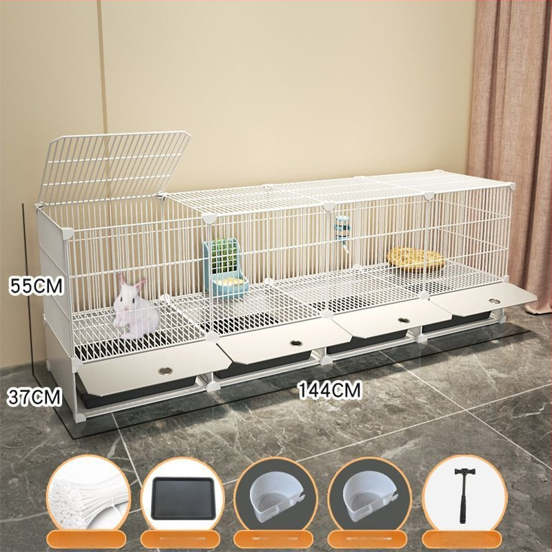 Küülikupuuri majapidamise suur siseruumides kasutatav küülikualus merisiga merisiga puur lemmiklooma küüliku pesa küülikupuur kahekihiline vanglavastane kaitse