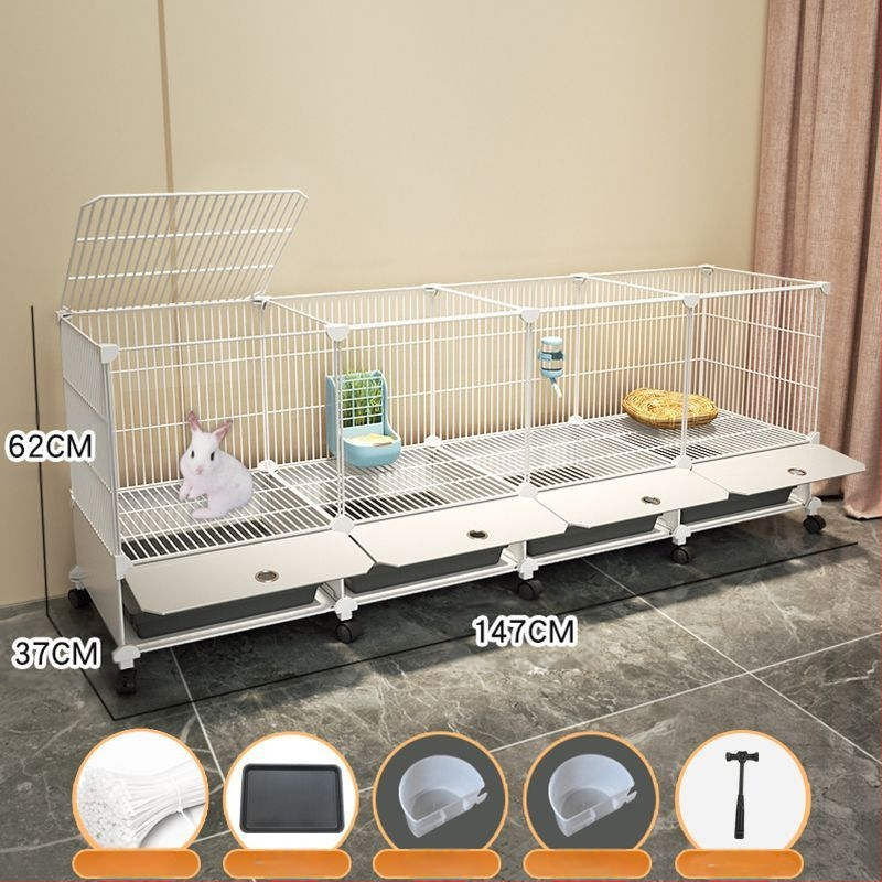 Küülikupuuri majapidamise suur siseruumides kasutatav küülikualus merisiga merisiga puur lemmiklooma küüliku pesa küülikupuur kahekihiline vanglavastane kaitse