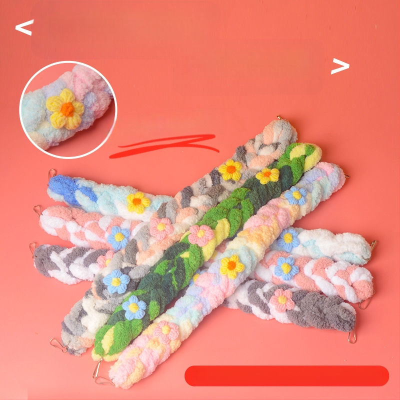 Vrecko s medom, lezecké lano, roztomilá hojdačka, lezecký rebrík, papagáj, vták, hračka, farebné bavlnené lano, škrečok, dekorácia, roztomilá