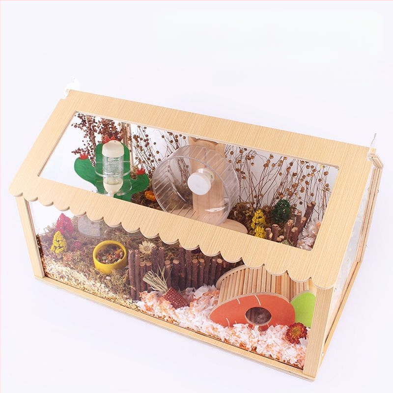 Κλουβί για χάμστερ με θέα στα αστέρια, μεγάλη βίλα, 60 κουτιά ταΐσματος Golden Bear, προμήθειες που παραδίδονται στη Villa Haukli Wo