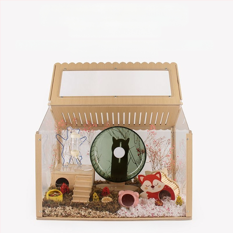 Κλουβί για χάμστερ με θέα στα αστέρια, μεγάλη βίλα, 60 κουτιά ταΐσματος Golden Bear, προμήθειες που παραδίδονται στη Villa Haukli Wo