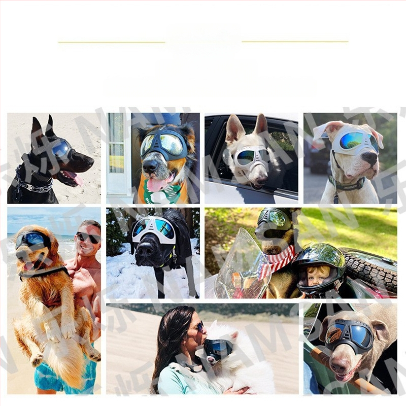 Nauji naminių gyvūnėlių kaukės akiniai, vandeniui atsparūs, sniego nepraleidžiantys, minkšto rėmelio akiniai, šunų reikmenys, akiniai nuo saulės, akiniai nuo saulės