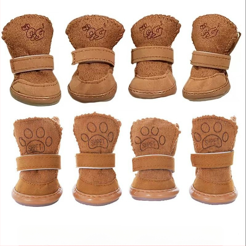 Kisállatcipő, hócipő, macskacipő, kutyacipő ősszel és télen, teddy csivava, báránygyapjú, pamut kutyacipő kellékek