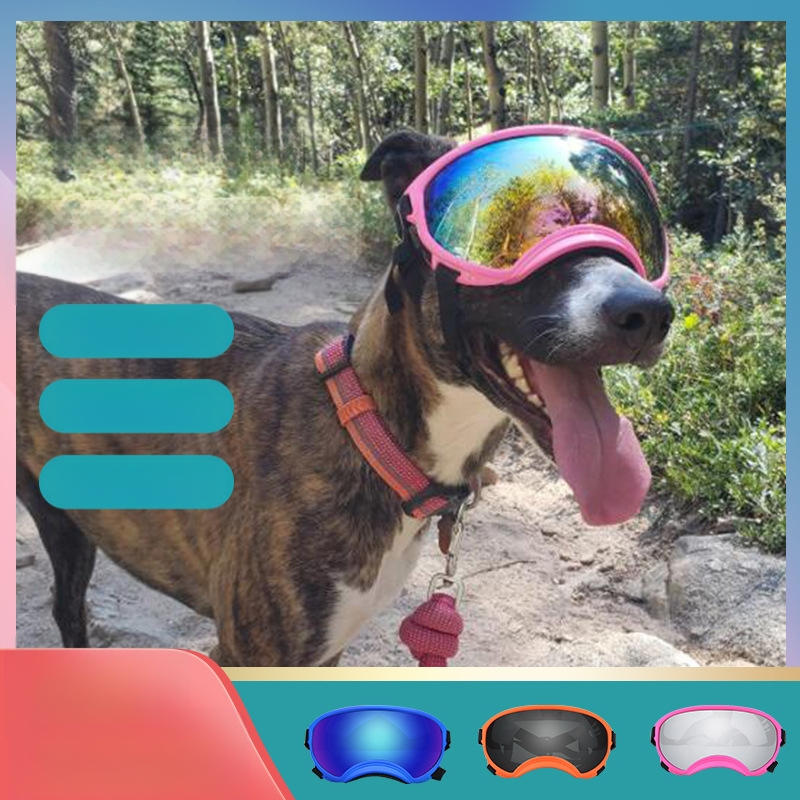 Új kisállat szemüveg színes napellenző UV-szűrős kutya napszemüveg nagy kutyáknak kültéri katonai kutya védőszemüveg