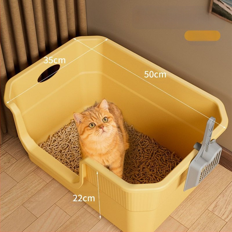 Prijenosni umivaonik za mačji WC, veliki umivaonik za mačji WC koji se montira na automobil, sklopivi prijenosni umivaonik za mačji WC s zaštitom od prskanja