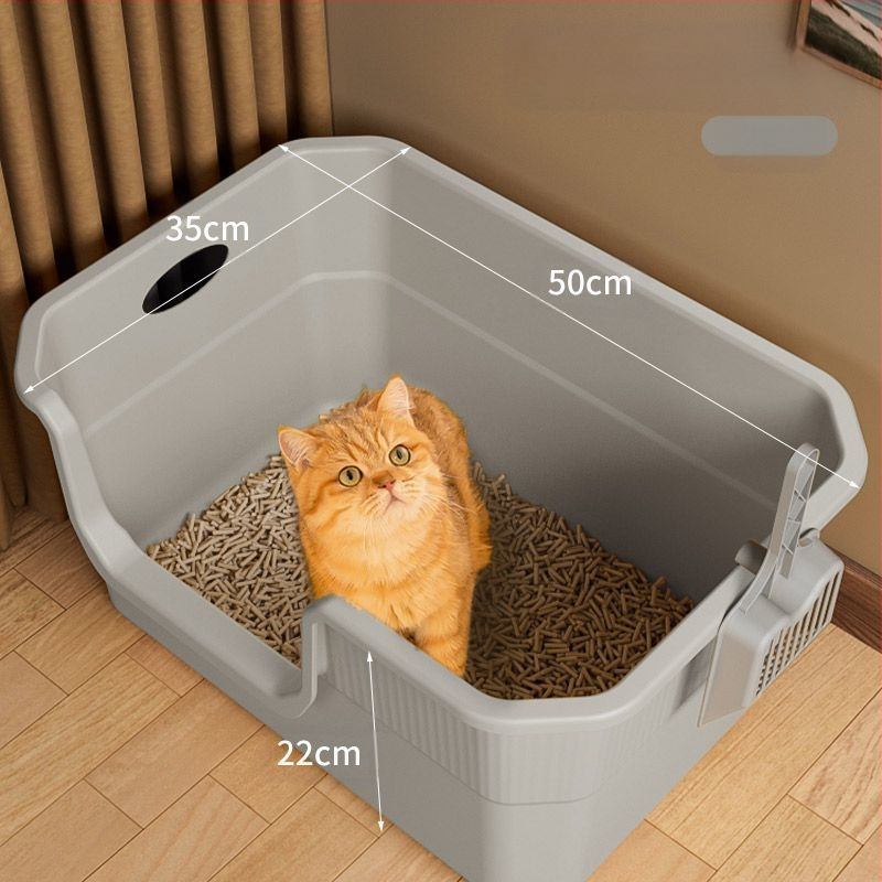 Prijenosni umivaonik za mačji WC, veliki umivaonik za mačji WC koji se montira na automobil, sklopivi prijenosni umivaonik za mačji WC s zaštitom od prskanja