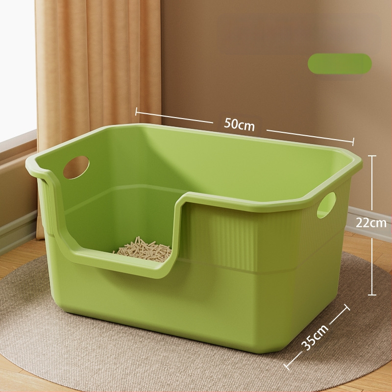 Prijenosni umivaonik za mačji WC, veliki umivaonik za mačji WC koji se montira na automobil, sklopivi prijenosni umivaonik za mačji WC s zaštitom od prskanja