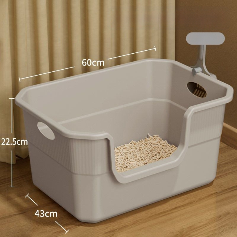 Prijenosni umivaonik za mačji WC, veliki umivaonik za mačji WC koji se montira na automobil, sklopivi prijenosni umivaonik za mačji WC s zaštitom od prskanja